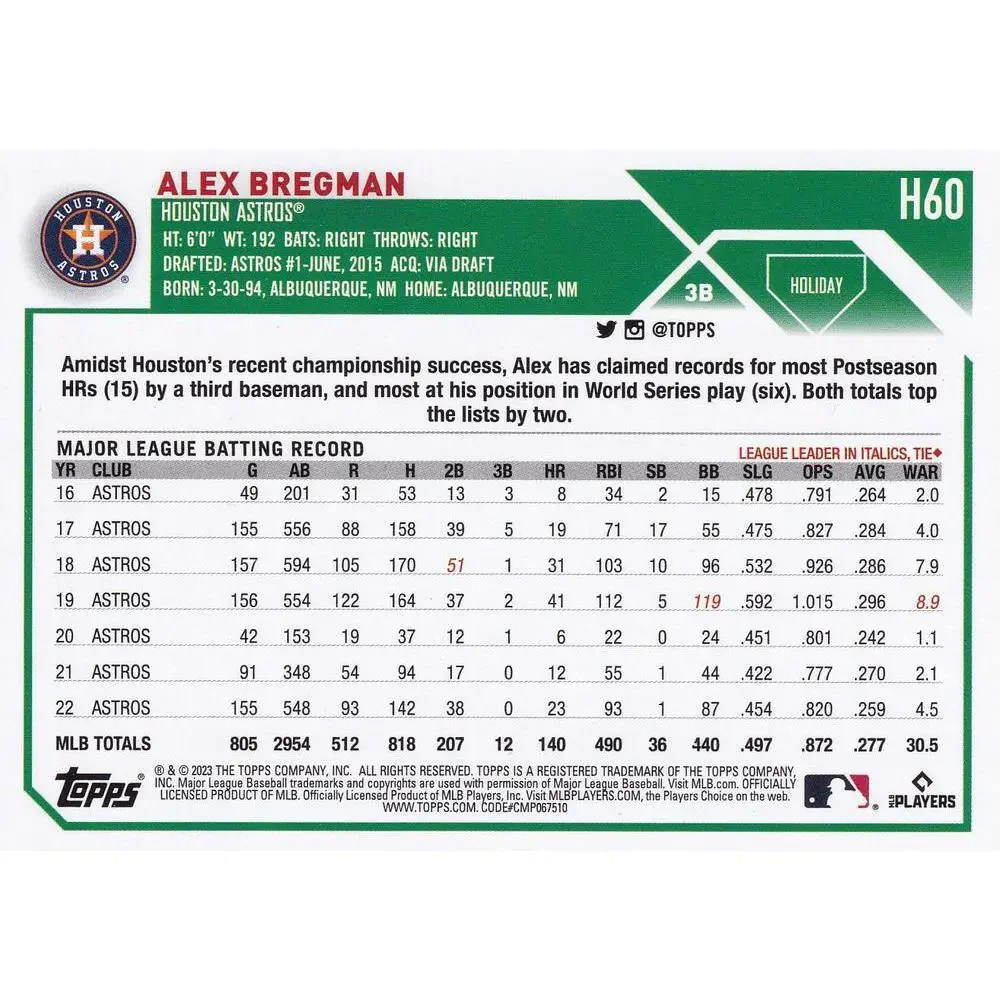 Topps 2023 holiday